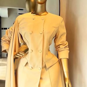 Ladies Button-down Gown